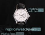  Calssical Vintage Rolex Cellini Date Watch Replica Which With White Dial Black And Leather Strap 
